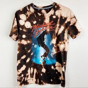 Michael Jackson Custom Bleached Tee Sz S